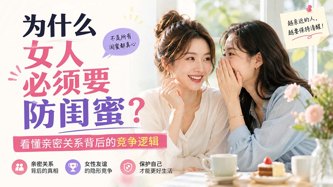 付费文章：为什么女人必须要防闺蜜？看懂亲密关系背后的竞争逻辑-冒泡网