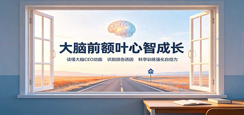 大脑前额叶心智成长：读懂大脑CEO功能，识别损伤诱因，科学训练强化自控力-冒泡网