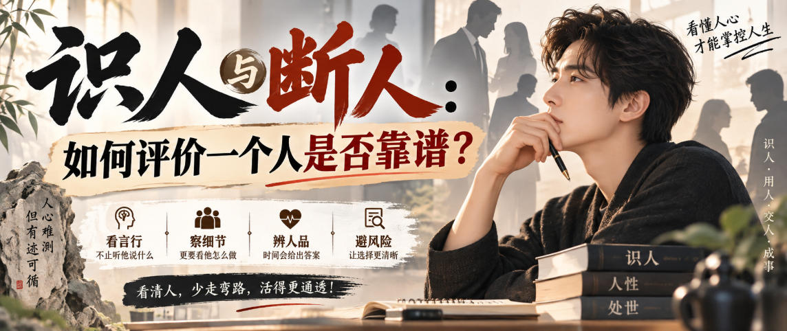 付费文章：识人与断人：如何评价一个人是否靠谱？-冒泡网