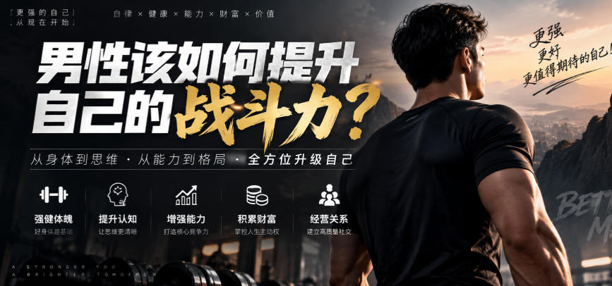 付费文章：男性该如何提升自己的战斗力？-冒泡网
