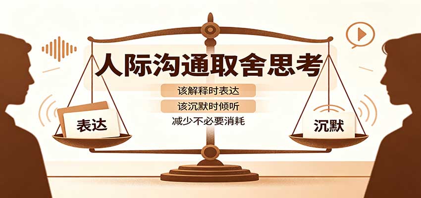 人际沟通取舍思考：分清解释与沉默边界，拿捏职场生活沟通分寸减少情绪内耗-冒泡网