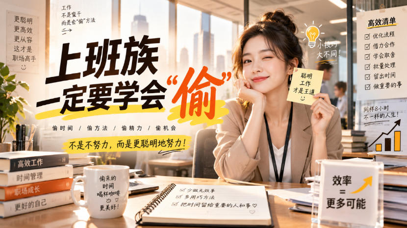 某社群精选付费文：上班族一定要学会“偷“-冒泡网