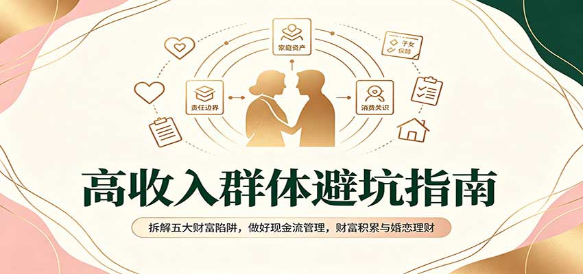 高收入群体避坑指南：拆解五大财富陷阱，做好现金流管理，财富积累与婚恋理财-冒泡网