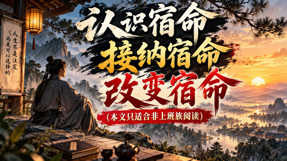 某公众号付费文章：认识宿命，接纳宿命，改变宿命(本文只适合非上班族阅读)-冒泡网