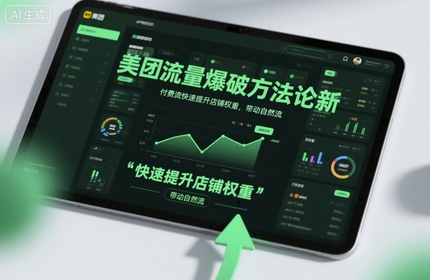 美团流量爆破方法论，付费流快速提升店铺权重，带动自然流-冒泡网