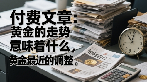 付费文章：黄金的走势意味着什么，如何看待黄金最近的调整-冒泡网