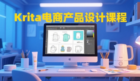 大梦老师·Krita电商产品设计课程-冒泡网