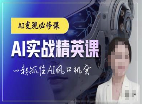 AI实战精英课，chatgptAI实战教程，一起抓住AI风口的机会-冒泡网