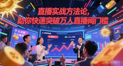 直播实战方法论，助你快速突破万人直播间门槛-冒泡网