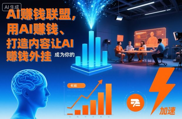 AI賺钱联盟，用AI賺钱、打造内容让AI成为你的賺钱外挂-冒泡网