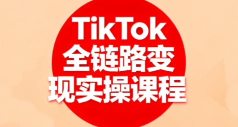 小杨老师·TikTok全链路变现实操课程-冒泡网