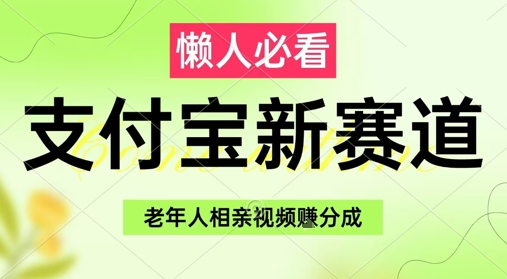 支付宝新赛道，利用老年人相亲视频，挣分成收益，轻松月入过W，操作简单-冒泡网