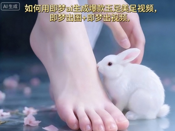 如何用即梦ai生成爆款玉足美足视频，即梦出图+即梦出视频，快速涨粉-冒泡网