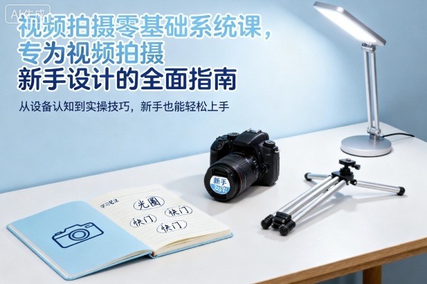 视频拍摄零基础系统课，专为视频拍摄新手设计的全面指南-冒泡网