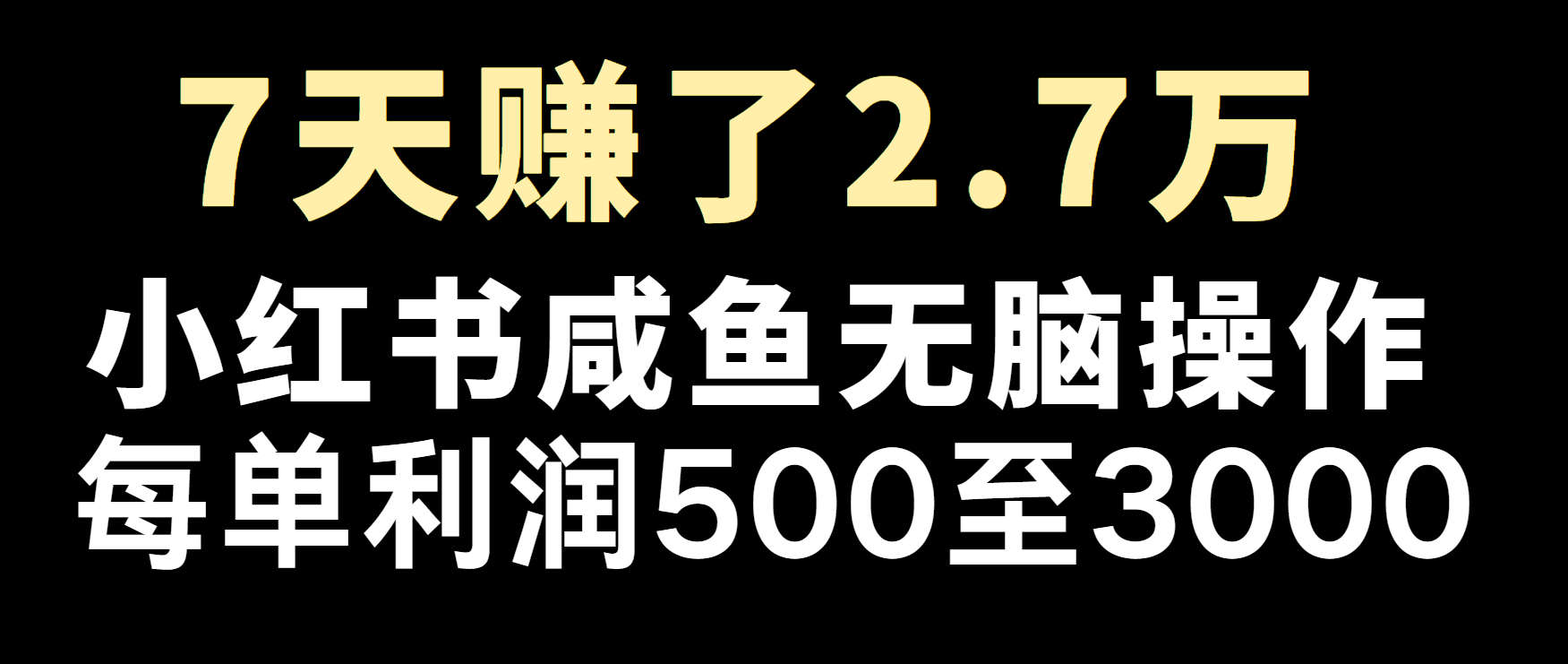 冷门暴利，超级简单的项目0成本玩法，每单在500至4000的利润-冒泡网