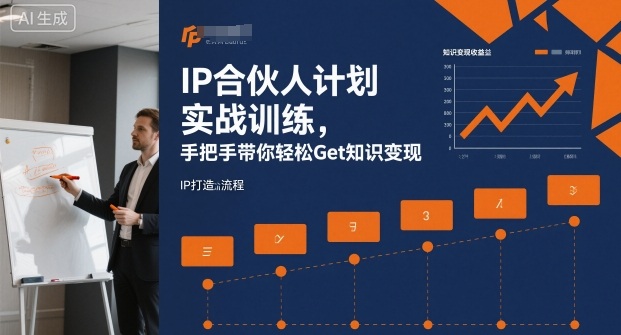 IP合伙人计划实战训练，手把手带你轻松Get知识变现-冒泡网