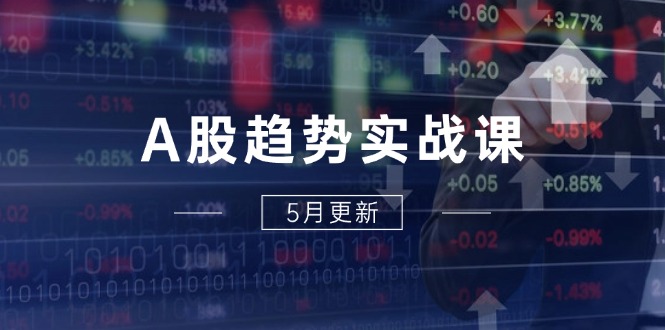 A股趋势实战课：主力动向+政策红利，2025全年策略5月更新-冒泡网