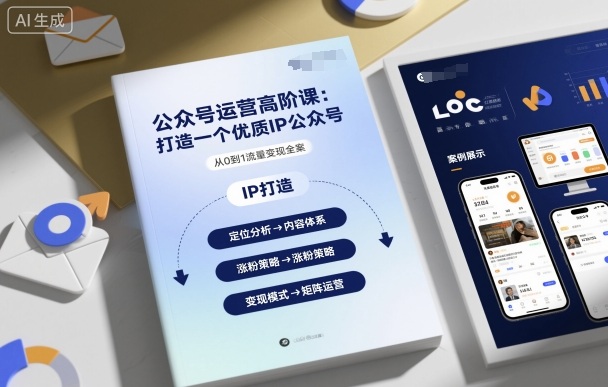 公众号运营高阶课，打造一个优质IP公众号-冒泡网