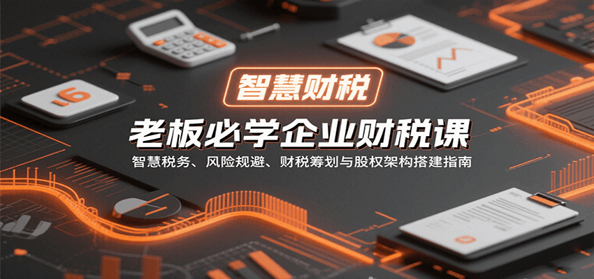 老板必学企业财税课：智慧税务、风险规避、财税筹划与股权架构搭建指南-冒泡网