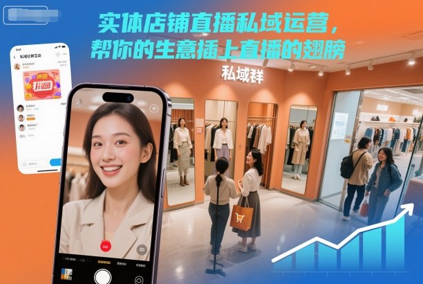 实体店铺直播私域运营，帮你的生意插上直播的翅膀-冒泡网