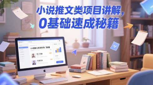 小说推文类项目讲解，0 基础速成秘籍-冒泡网