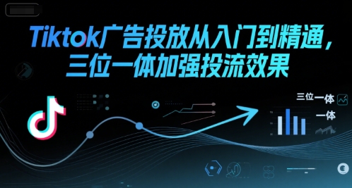 Tiktok广告投放从入门到精通，三位一体加强投流效果-冒泡网