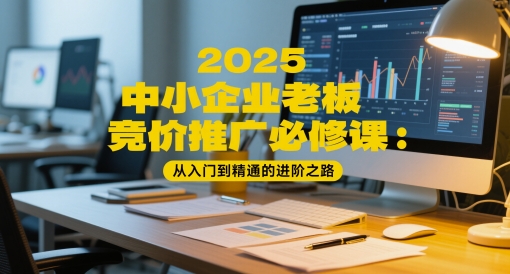 2025中小企业老板竞价推广必修课：从入门到精通的进阶之路-冒泡网