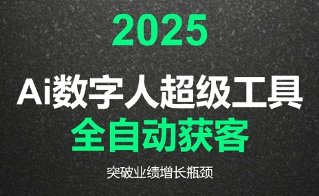 2025Ai数字人工具自动获客-冒泡网
