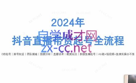 六六老师·2024年抖音直播带货起号全攻略-冒泡网