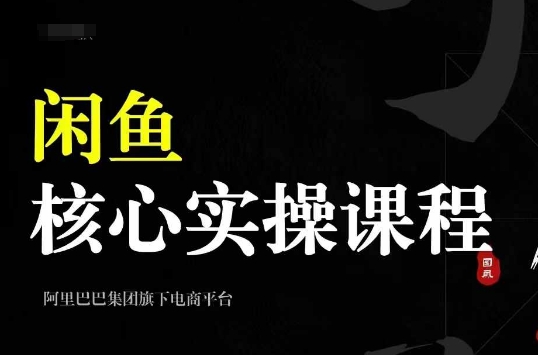 2024闲鱼核心实操课程，从养号、选品、发布、销售，教你做一个出单的闲鱼号-冒泡网