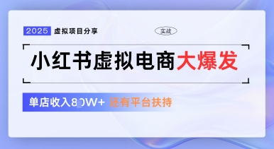 小红书虚拟电商项目，平台大力免费流量扶持，低门槛1拖3玩法-冒泡网