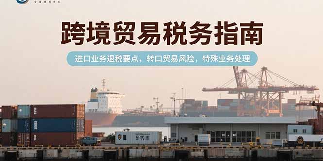 跨境贸易税务指南，进口业务退税要点，转口贸易风险，特殊业务处理-冒泡网