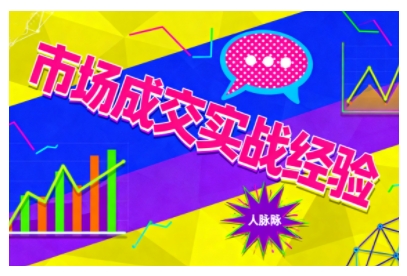 市场成交实战经验，从认知觉醒到实操落地，快速掌握市场开拓与成交核心能力-冒泡网