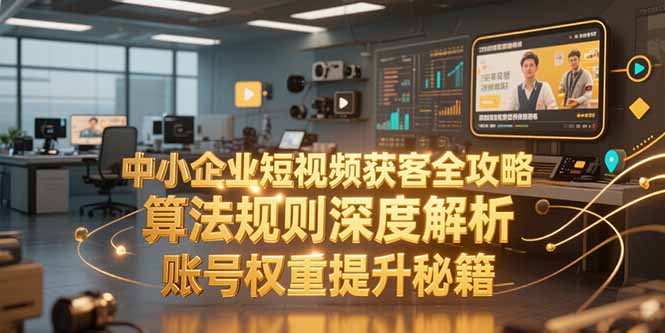 中小企业短视频获客全攻略，算法规则深度解析，账号权重提升秘籍-冒泡网