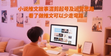 小说推文故事混剪起号及运营思路，看了做推文可以少走弯路-冒泡网